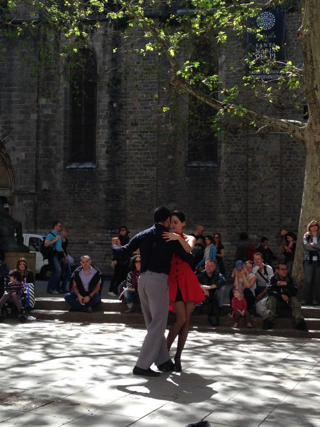 Dancers in Barcelona