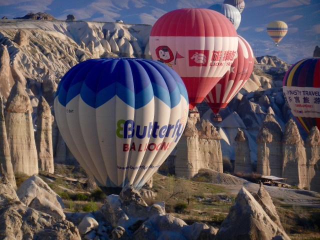 Balloon flight over Cappadocia