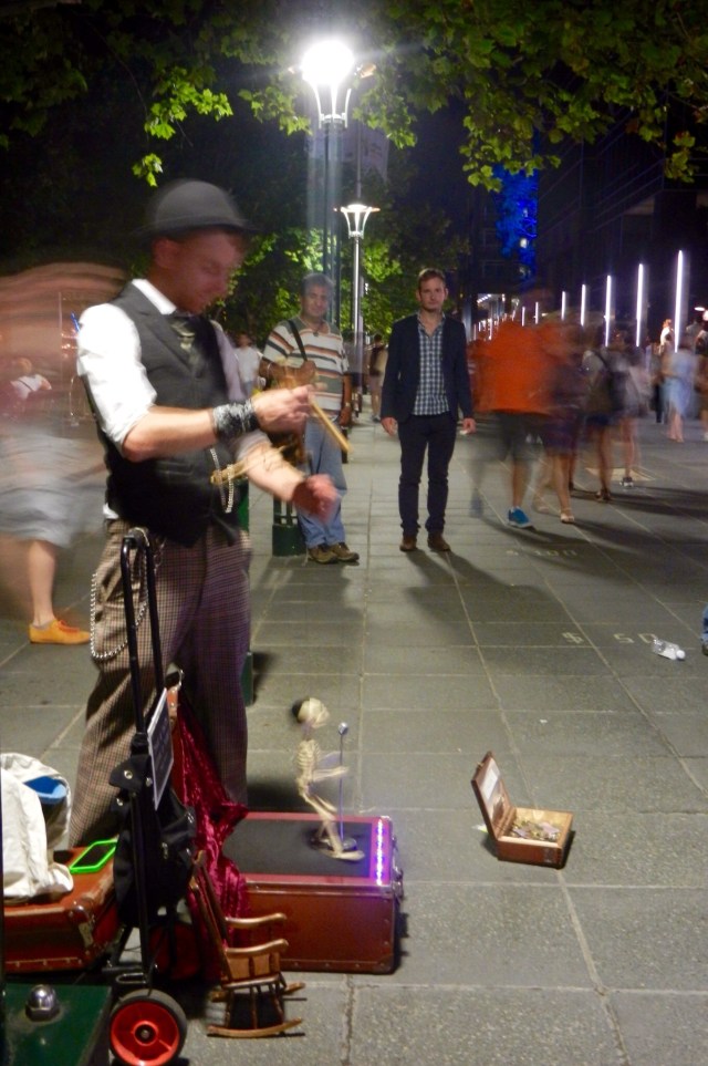 Busker at White Night